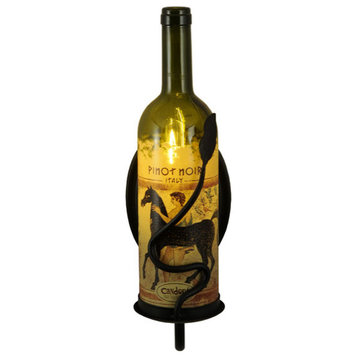 4.5W Tuscan Vineyard Personalized Wine Bottle Wall Sconce
