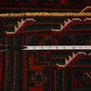 Oriental Rug, 100% Wool 4'X7', Hand-Knotted Geometric Afghan Baluch Rug