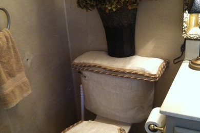 Water Closet...Redesigned with Fabric