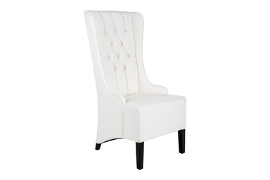 Napa Genuine Leather Upholstered Dining Chair