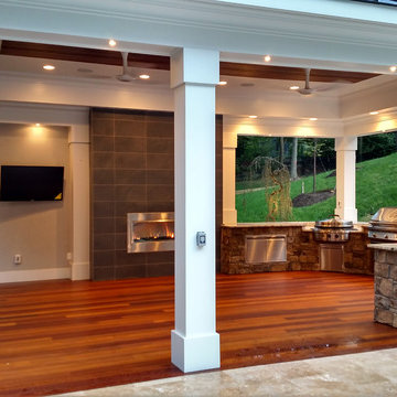 McLean Infinity Pool, Pavilion, & Terraced Patios