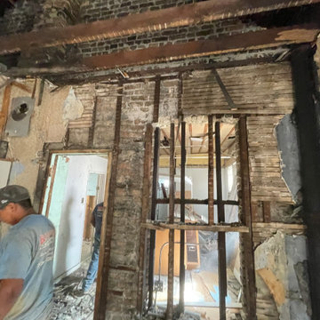 Bridgeport  Rear unit rehab and basement underpinning