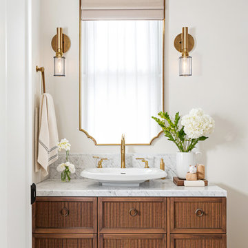 Transitional Style (Powder room)