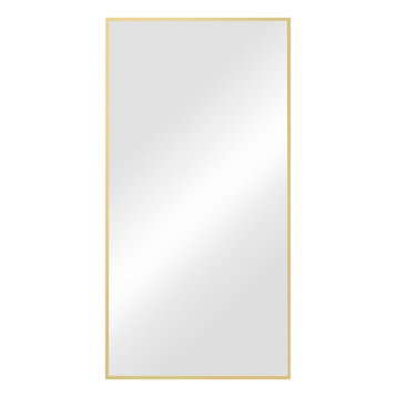Mattox Mirror, Gold, 16"w X 32"h X 1"d