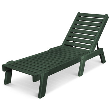 Polywood Captain Chaise, Green