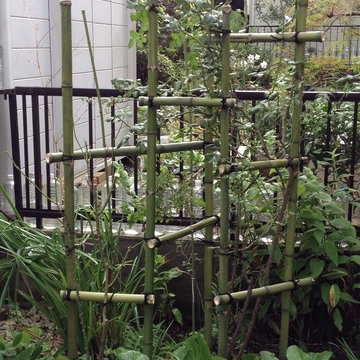 伝統と創作樹木の支柱