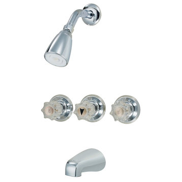 Hardware House Tub and Shower Faucet, Chrome