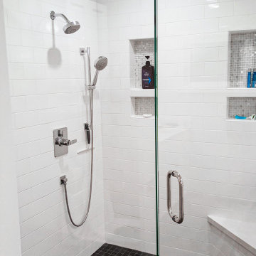 Two bathroom renovation in Tarzana