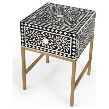 Butler Purgenia Mother Of Perl Side Table