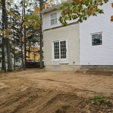 Hillside Grading Excavation Colonie, NY Sloped Terrain