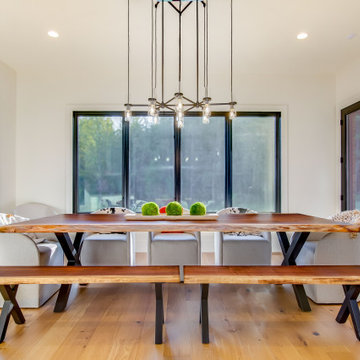 Custom Live Edge Slab Walnut Dining Table | Wooden Dine Table | Build to Order