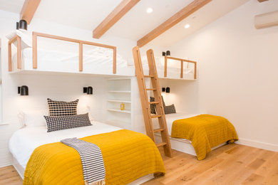 Inspiration for a contemporary bedroom remodel in Other
