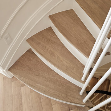 Project #131 | Three-Story Elliptical Staircase in Historic Home