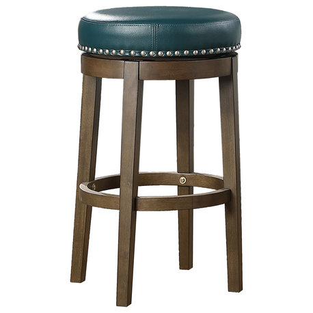 Josie 29" Round Swivel Stool, set of 2