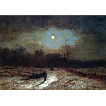 George Inness Christmas Eve Wall Decal