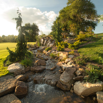 Golf Course Waterfall Feature
