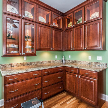 Newly Opened Up Kitchen