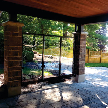 Illuminated Glass Privacy Panels