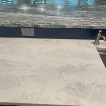 Split-Level Quartz Countertops