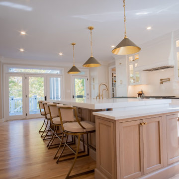 Brighton Beaded Inset kitchen with Cherused Island by Chris