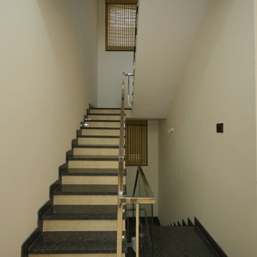 Staircase Design | Lake View Golden Nest Phase 2 | Complete Villa Interior Desig