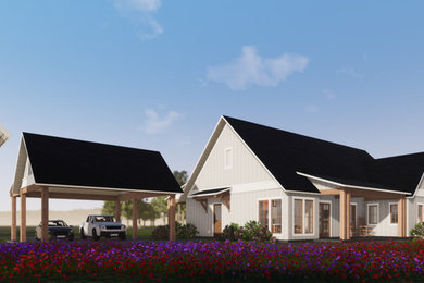 Cottage home design photo in Other