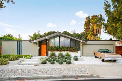 Inspiration for a 1950s exterior home remodel