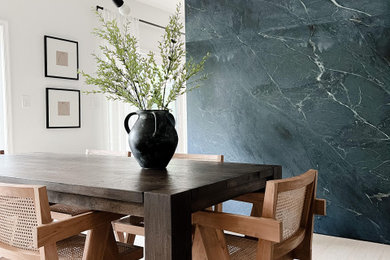 Inspiration for a modern dining room remodel in Baltimore