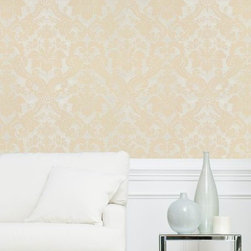 Century Classic - Velvety Damask Wallpaper G580202 - Wallpaper