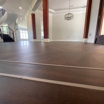 Kitchen and floors