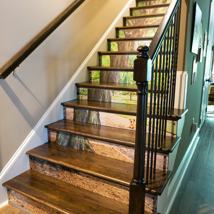 Inspiration for a staircase remodel in Other