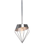 Toltec Lighting - Neo 1-Light Stem Pendant, Hang Straight Swivel, Chrome, Amber Antique LED Bulb - * The beauty of our entire product line is the opportunity to create a look all of your own, as we now offer over 40 glass shade choices, with most being available as an option on every lighting family. So, as you can see, your variations are limitless. It really doesn't matter if your project requires Traditional, Transitional, or Contemporary styling, as our fixtures will fit most any decor.