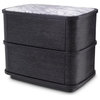 Marble Top Contemporary Nightstand | Eichholtz Cabana, Black
