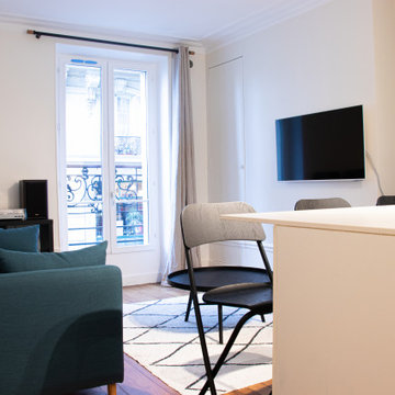 Rénovation complète appartement 38m2 Paris 18ème