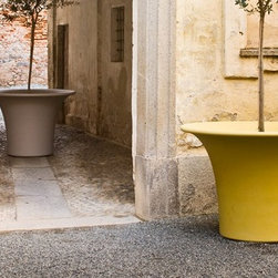 Cone Big Outdoor Planters by Serralunga - Outdoor Pots And Planters