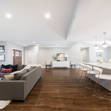 Dean Estates | Cranston, RI - Kitchen | Dining | Living Remodel