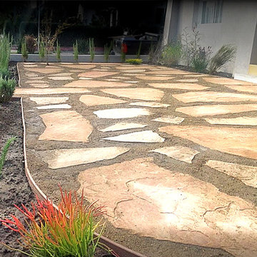 Flagstone & Decomposed Granite Patio