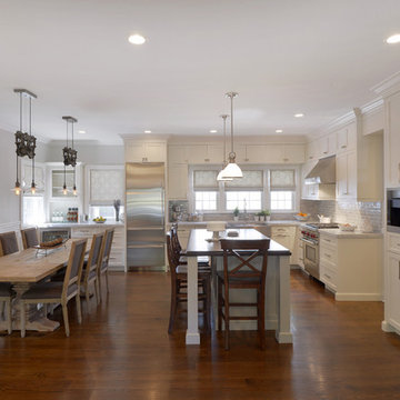 Classic White Kitchen in Southern Westchester