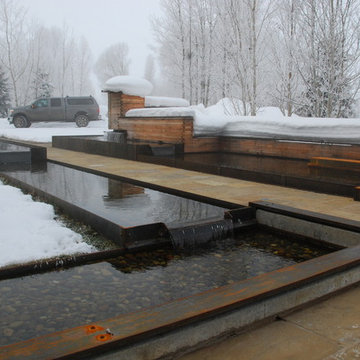Lake Creek Water Garden in the Winter