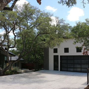 Full-view overhead garage doors