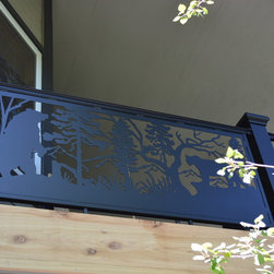 Evergreen CO Home Deck remodeling product w/Artistic Railing by NatureRails - Outdoor Products