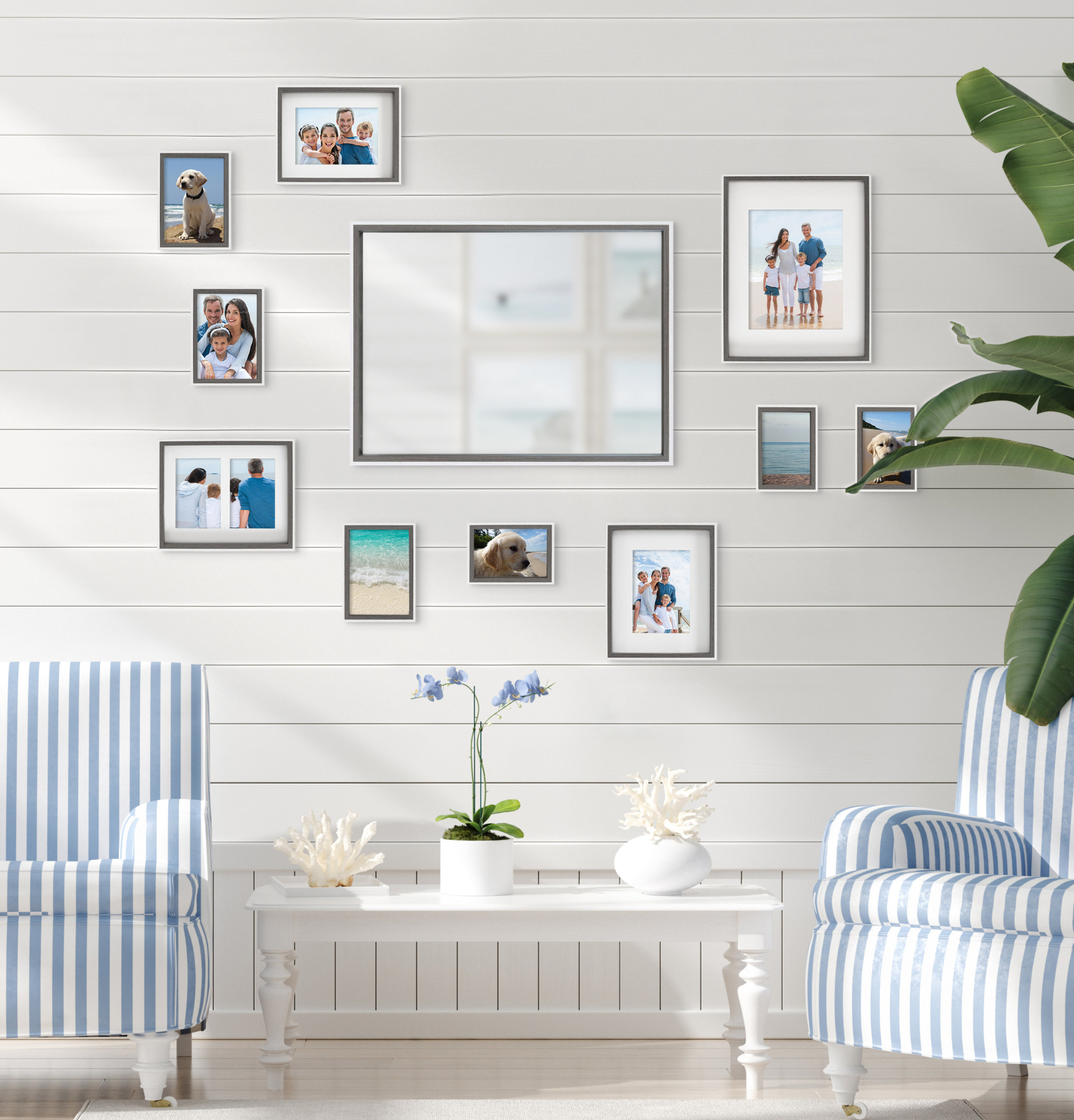 Gibson Wall Photo Frame Set - Contemporary - Picture Frames - by Uniek ...