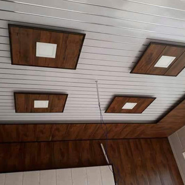 Wall paneling false ceiling