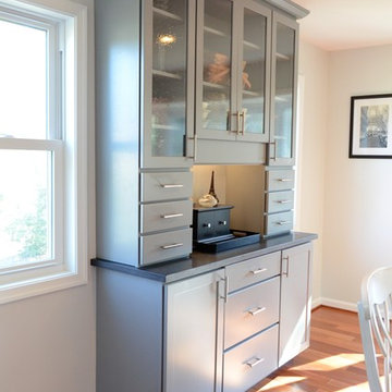 Two Tone Gray Kitchen in Oakton