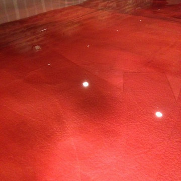Metallic Epoxy at a NJ Pizza Restaurant