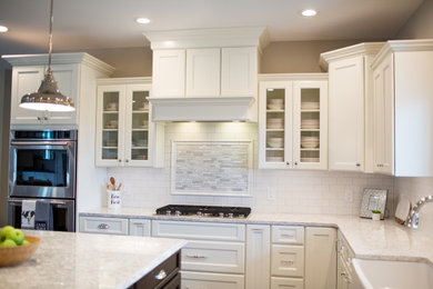 Inspiration for a transitional kitchen remodel in Other