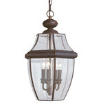 Generation Lighting Collection - Sea Gull Lighting 3-Light Outdoor Pendant, Bronze - Blubs Not Included