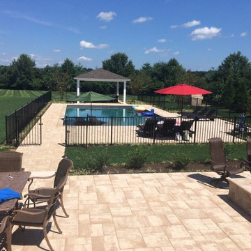 Classic Pool and Fire Pit