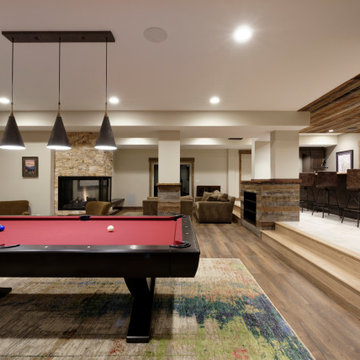 MCLEAN BASEMENT RENOVATION CREATES ENTERTAINING HUB FOR FAMILY