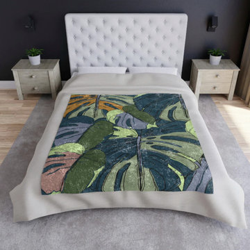 Etsy Design Award Nominee for Our Hawaii Monstera Pillow
